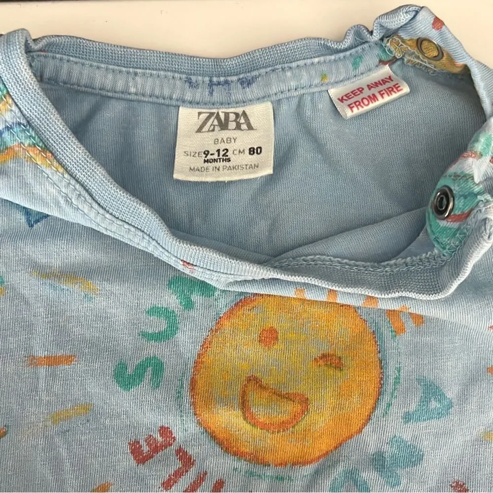 Zara Baby T-shirt and Jean Shorts